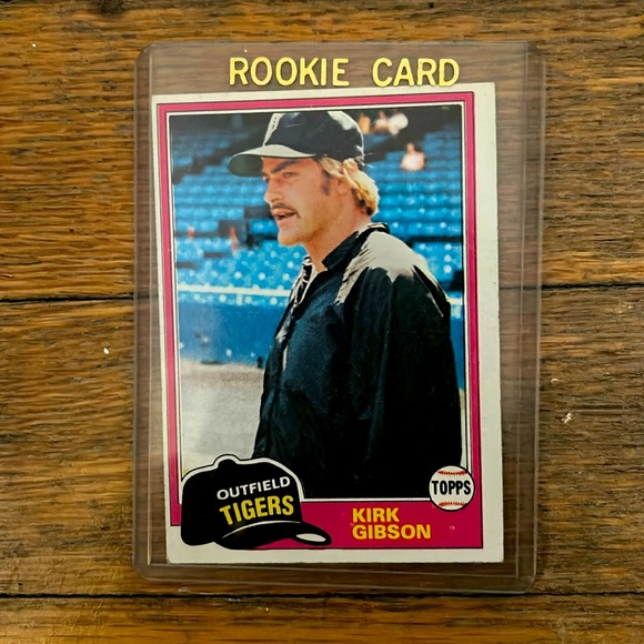 Kirk Gibson RARE Topps baseball card 1981 - Picture 1 of 2
